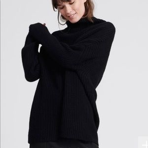 Naadam Wool Cashmere oversized Turtleneck Sweater